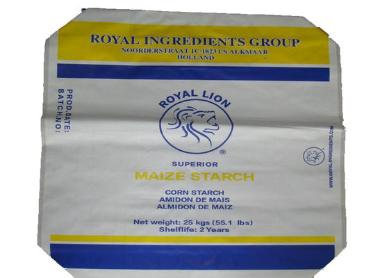 Multi Color BOPP Laminated Woven Sacks , Waterproof Polypropylene Rice Bags