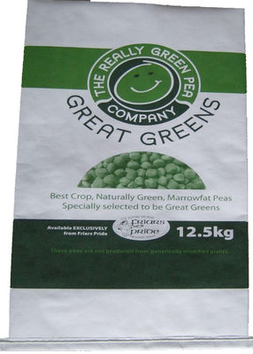 High Strength Polypropylene Packaging Bags Rice Packing With Double Stitches