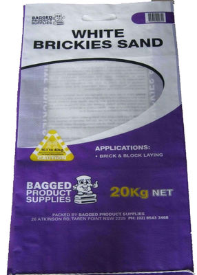 Large Capacity Pp Woven Packaging Bags For Animal Feed / Agricultural Fertilizer