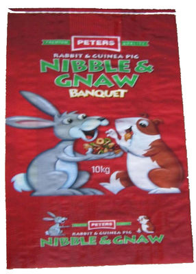 Large Capacity Pp Woven Packaging Bags For Animal Feed / Agricultural Fertilizer