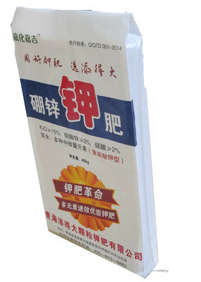 Gusset Side BOPP PP Laminated Woven Bags / Polypropylene Packaging Bags