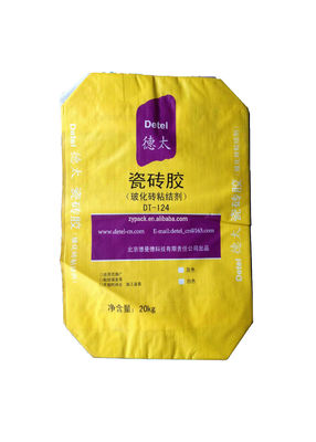 BOPP Laminated PP Woven Sacks For Flour Packaging Side Gusset Tear Resistant