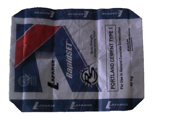 Laminated Bopp Pp Woven Sacks , Woven Pp Rice Bags Gravure Printing