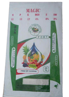 BOPP Coat Urea Fertilizer Packaging Bags Moisture Proof With Double Sides / Single Sides