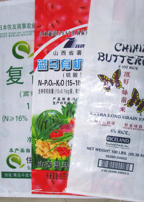 Laminated Compound Woven Polypropylene Sacks , NPK Fertilizer Wpp Bags