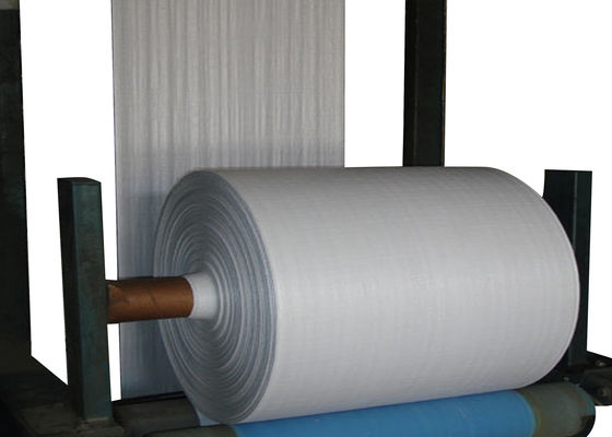 Green Color PP Woven Fabric Roll Waterproof Breathable With Gravure Printing