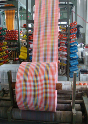 Eco Friendly Recycled PP Woven Fabric Roll With Offset Printing / Laminated Printing