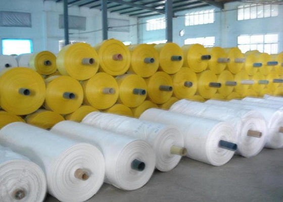 Colorful 80GSM Tubular Pp Woven Cloth , Rice / Sugar Sack Fabric Multi Color