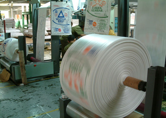 Moisture Proof Woven Polypropylene Fabric Non Toxic 60 Gsm - 120 Gsm Density