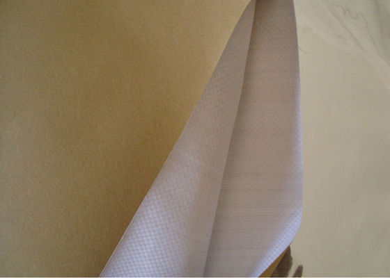 Laminated Brown Kraft Multiwall Paper Bags For Grains / Wheat Packaging
