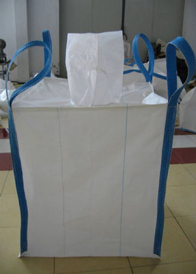 Recycled PP Bulk Packaging Bags Big Capacity With Filling Spout Top