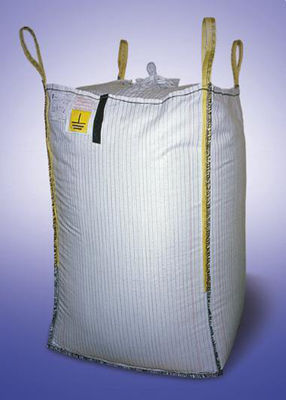 Recycled PP Bulk Packaging Bags Big Capacity With Filling Spout Top