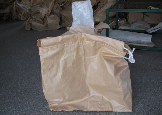 Cross Corner Circular PP FIBC Jumbo Bags Big Capacity Plain Stitching