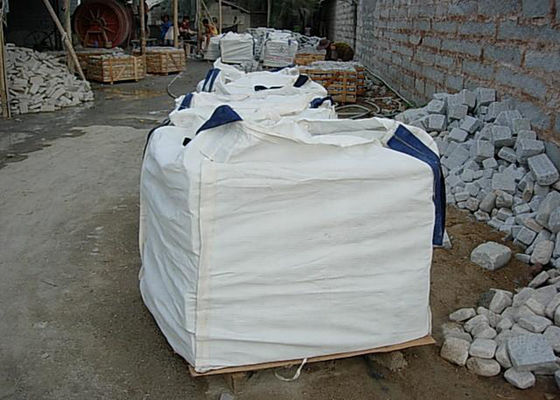 Cross Corner Circular PP FIBC Jumbo Bags Big Capacity Plain Stitching