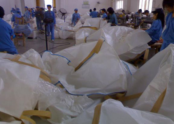 4 Panel Baffle FIBC Jumbo Bags 1.5 Tons Bulk Sacks Custom Color For Loading
