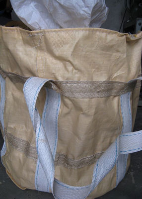 4 Panel Baffle FIBC Jumbo Bags 1.5 Tons Bulk Sacks Custom Color For Loading