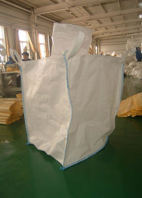 4 Panel Baffle FIBC Jumbo Bags 1.5 Tons Bulk Sacks Custom Color For Loading
