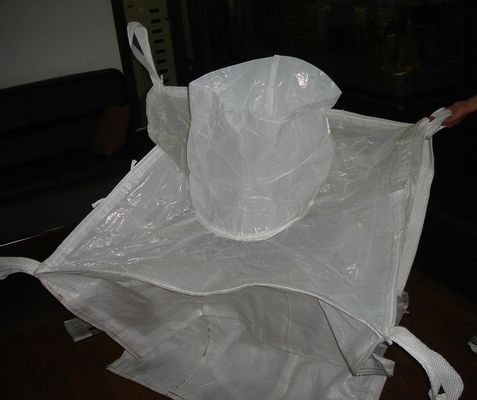U Panel Industrial PP FIBC Jumbo Bags customized With Cross Corner Loops
