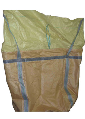 U Panel Industrial PP FIBC Jumbo Bags customized With Cross Corner Loops