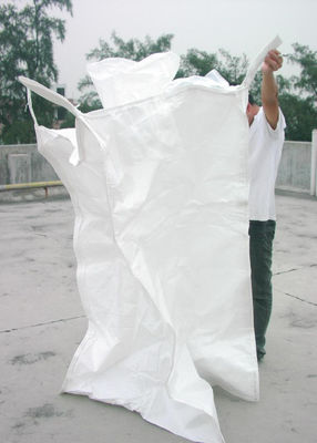 Polypropylene Big FIBC Jumbo Bags 4 Handle Large Capacity For Packing Silica Sand