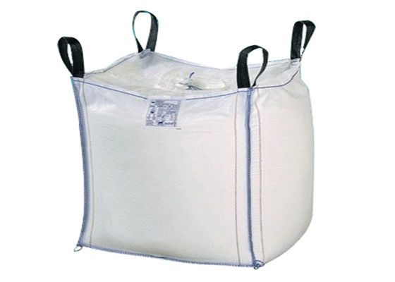 White Color PP Woven FIBC Jumbo Bags Empty Container 35'' X 35'' X 47''