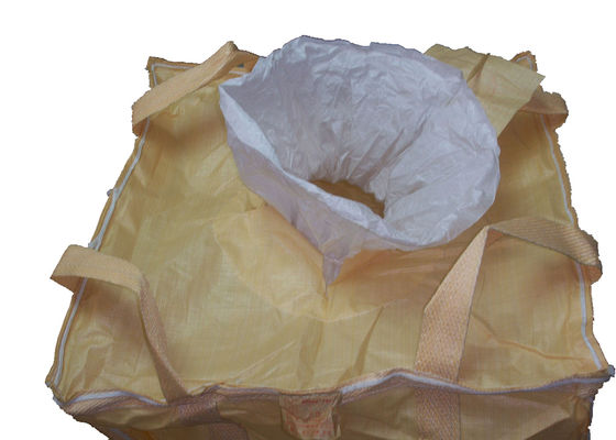 White Color PP Woven FIBC Jumbo Bags Empty Container 35'' X 35'' X 47''