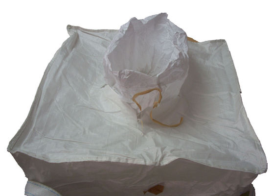 U Panel / Circular FIBC Empty Jumbo Bags , Industrial Bulk Storage Bags