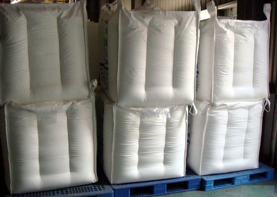 Heavy Duty Bulk Packaging FIBC Jumbo Bags Circular / Tubular Shape Plain Stitching
