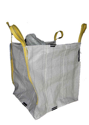 2200LBS U Panel Empty Bulk Bags , Sand / Cement Packing Woven Jumbo Bags