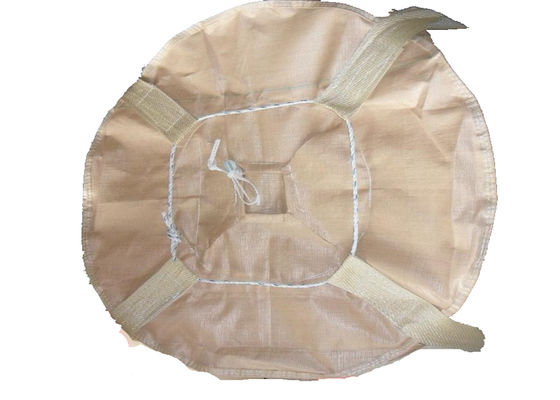 Recycled 1000kg PP Flexible Bulk Container , Jumbo Sack Bags With 4 Sling Loops