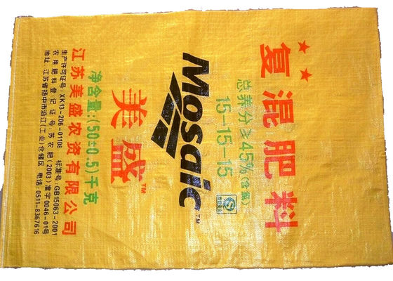 Durable Industrial PP Woven Sack Bags Large Capacity Good Surface For Chemicals