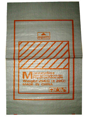 25KG 50KG PP Woven Sack Bags For Rice , Custom Woven Polypropylene Bags