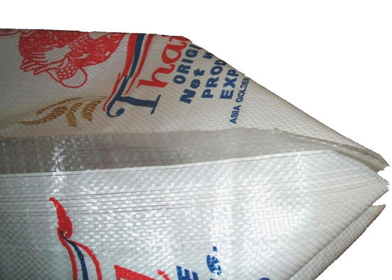 25 Kg Laminated PP Woven Sack Bags For Rice / Sugar / Salt / Potato Packaging
