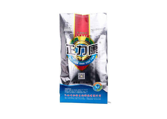 10Kg PP Laminated Rice Packaging Bag , PP Woven Sack Bags for Fertilizer