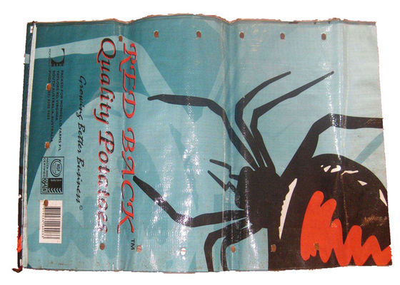 Recycled Bopp Laminated PP Woven Rice Bag Anti Slip Surface Custom Color