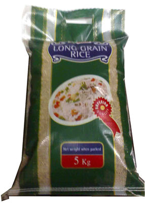 Waterproof 25 Kgs PP Woven Rice Bag Gravure Printing 40gsm - 170gsm Weight