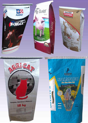 Waterproof 25 Kgs PP Woven Rice Bag Gravure Printing 40gsm - 170gsm Weight