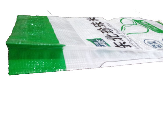 Moisture Proof Poly Bopp Rice Bags Gravure Printing With Anti Slip Weaving