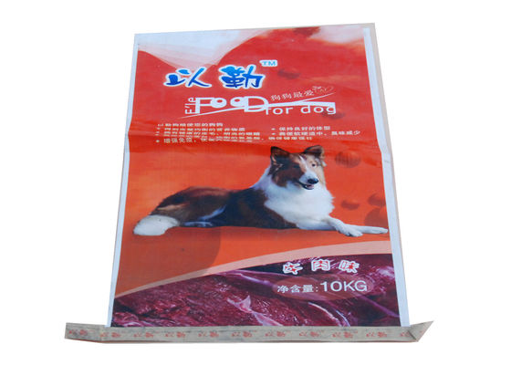 Side Gusset Woven Polypropylene Feed Bags Animal Feed Sack Gloss Laminated