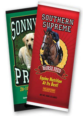 Side Gusset Woven Polypropylene Feed Bags Animal Feed Sack Gloss Laminated