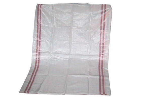 Waterproof Recycled Woven Polyethylene Bags , Fertilizer Packaging Bags 25KG / 50KG