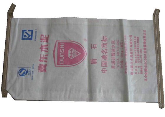 Square Bottom PP / PE Valve Bags Waterproof With Custom Color Printing