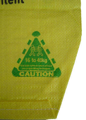 Square Bottom PP / PE Valve Bags Waterproof With Custom Color Printing