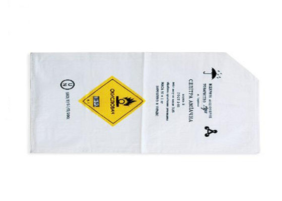 Recyclable 25kg PP Valve Bag For Feed , Waterproof Poly Valve Bags Lightweight