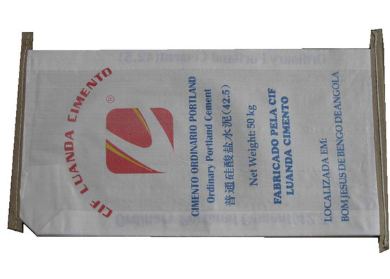 Recyclable 25kg PP Valve Bag For Feed , Waterproof Poly Valve Bags Lightweight