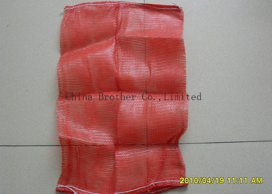 High Resistant Mesh Drawstring Bags , Mesh Fruit Bags For Packaging