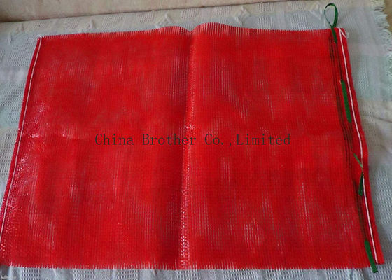 Plastic Woven Industrial Mesh Bags Firewood Sacks Recyclable Large Capacity