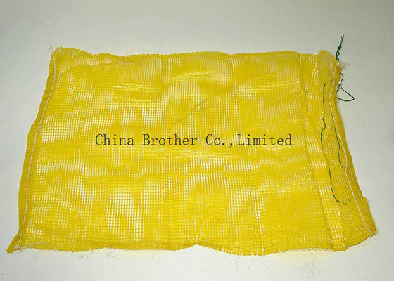 Plastic Polypropylene Woven Leno Mesh Bag For Orange
