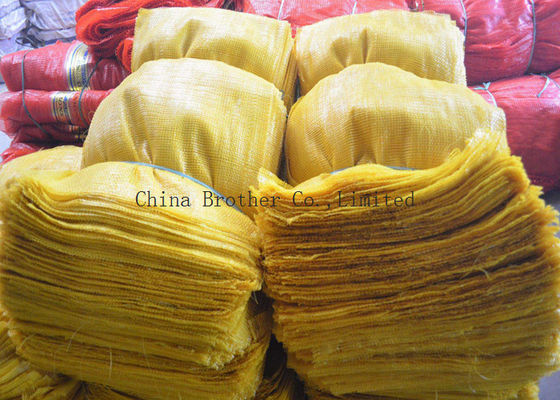 Plastic Woven Industrial Mesh Bags Firewood Sacks Recyclable Large Capacity