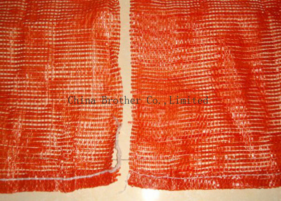 Plastic Woven Raschel Industrial Mesh Bags For Packing Corn 30kg / 40kg
